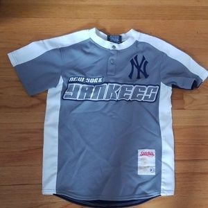 Heavyweight NY Yankees Polo Jersey EUC
